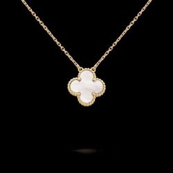 Van Cleef & Arpels Vintage Alhambra Mother of Pearl Necklace 