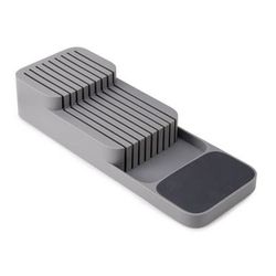 Gray In-Drawer Knife Block Organizer