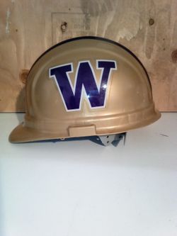 Washington Huskies Football Team Hard Hat Like New