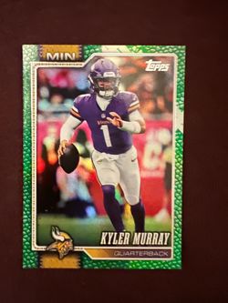 2026 Topps Flagship - Kyler Murray "Green Pigskin" #4 Minnesota Vikings /99