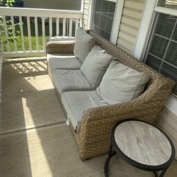 Wicker Couch 