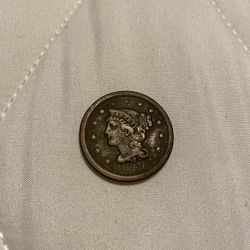 1849 Braided Hair Cent