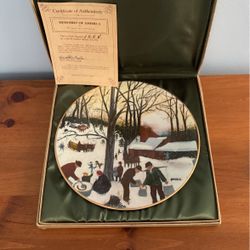 Granma Moses Bringing In The Maple Syrup With COA