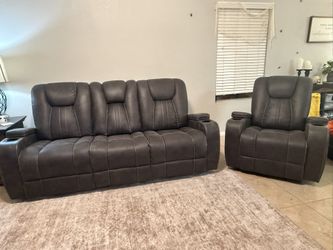 Reclining Sofa And Chair