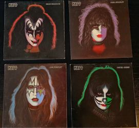KISS Lot of 17 Vintage Record LP Albums