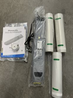 Power XL Duo Nutrisealer Vacuum Sealer VS2/ With Bags