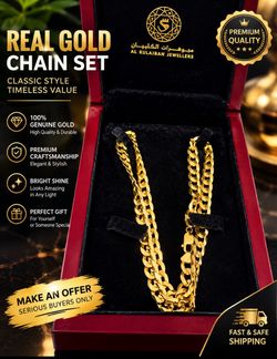 14k gold necklace.