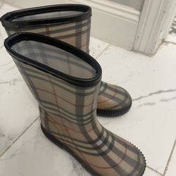 Kids Burberry Rain Boots