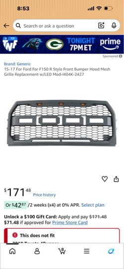 Ford f150 raptor grill