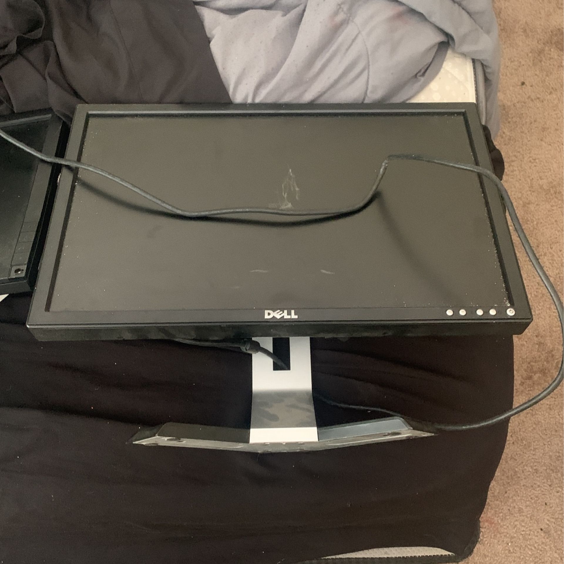 Three Dell Computer Monitors