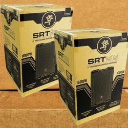 Mackie SRT-Series Powered Speakers 12" PA System Bluetooth 3200 Watts SRT212 Package 🚨 Payment Options Available 🚨 No Credit Needed 🚨 