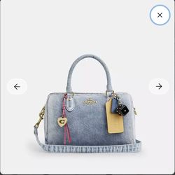 Coach loved denim Rowan