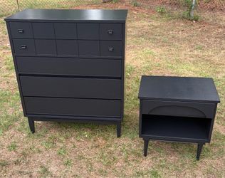 Tall dresser and nightstand
