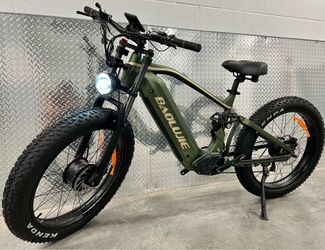 ✅ NEW - 52V Dual Twin Motor AWD 26x4.0 Fat Tire Mountain Bike 1500W(each motor) 38mph Top Speed