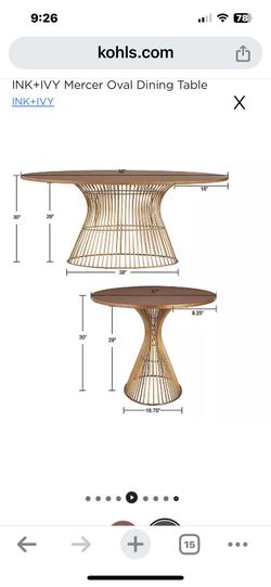 Brand New Bronze And Metal Dining Table, Modern Style