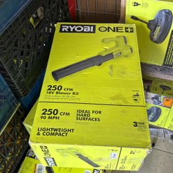 Ryobi 18v Blower With Battery And Charger