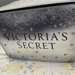 Victorias Secret Metallic Rhinestone Makeup Bag 