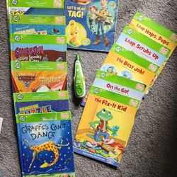 Leap Frog Tag Device And Books 