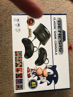 Sega genesis classic game console