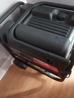 Portable Gas-Powered Generator with Wheels
