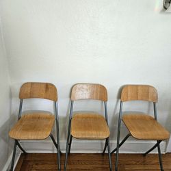 Folding Counter Height Bar Stools With Footrest