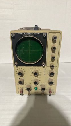 Vintage Heathkit Laboratory Oscilloscope Model 10-18 fluke/electrical/science