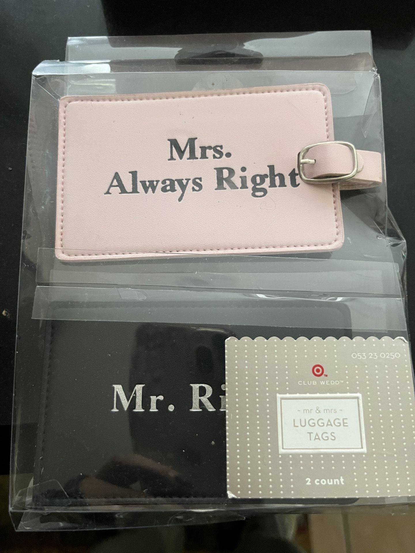 Mr And Mrs Luggage Tags 