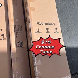 ❤️$75❤️ Scurrty Console Table with 2 Drawers, Entryway Table with 2-Tier Storage Shelves, Narrow Sofa Table Coffee Bar for Entryway, Hallway, Kitchen,