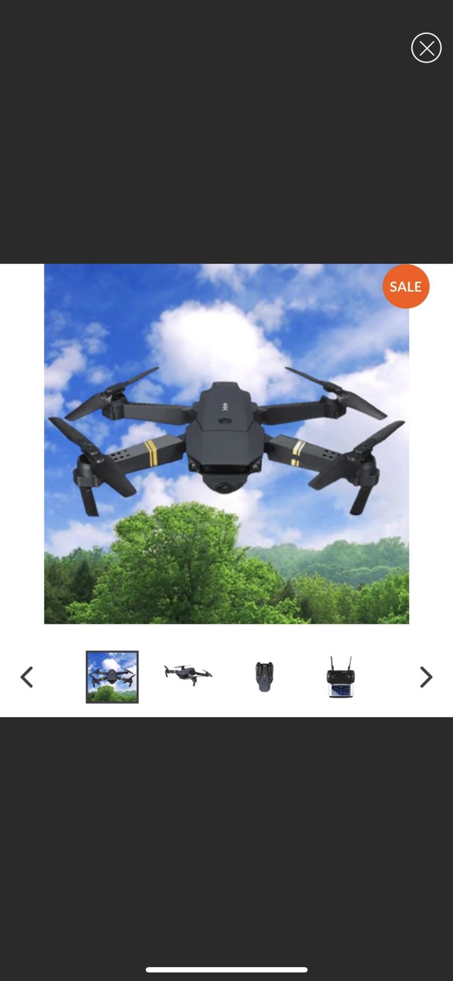 New Foldable Quadcopter 4K Camera Drone And Case 