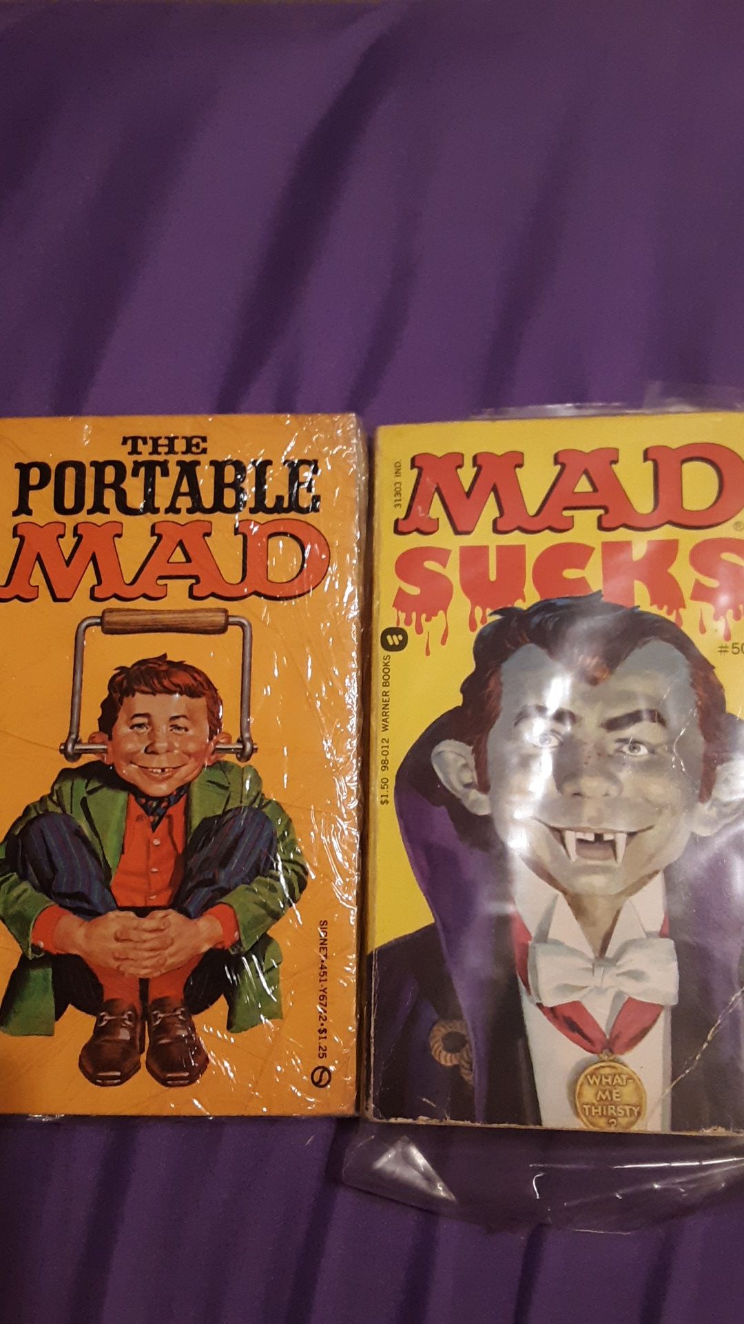 MAD OLD PAPERBACK BOOKS