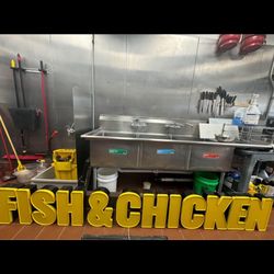 Fish & Chicken Sign