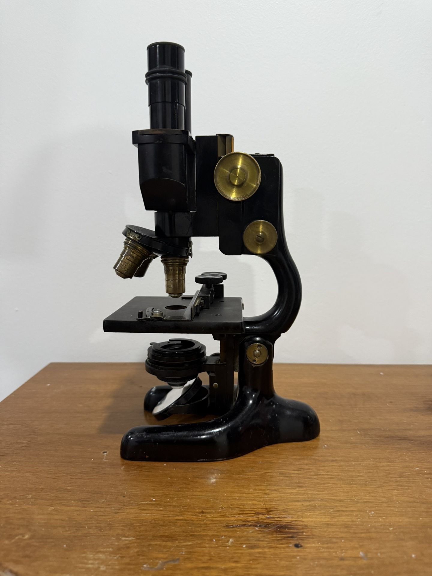 Early Bausch & Lomb Binocular Microscope Pat 1915_1925.