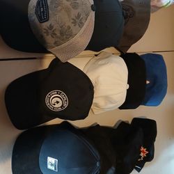 11 MEN'S GOLF HATS 