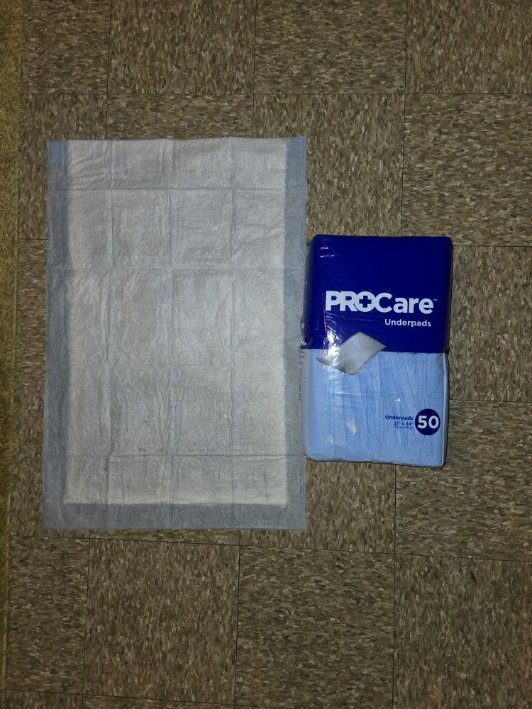 3 Bags of Bed Pads – 50 Pads Each (150 Total)