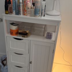 Bathroom Floor Storage Cabinet 