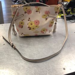 96091 Coach Andy Floral Design Crossbody And Wristlet 587102