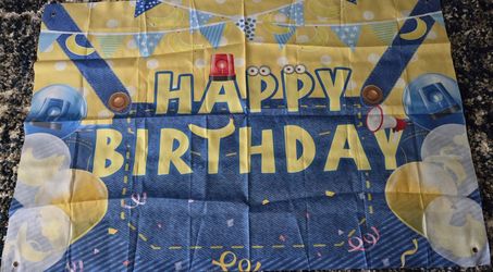 Minion Happy Birthday Banner 