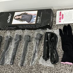 Curling Wand & Curling Iron Set