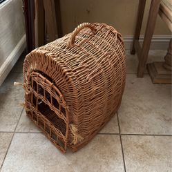Wicker Bird Cage 