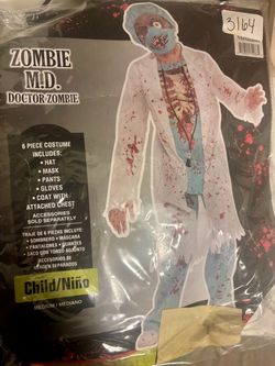 Child Halloween costume Zombie Doctor