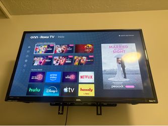 32 Roku onn with wall amount
