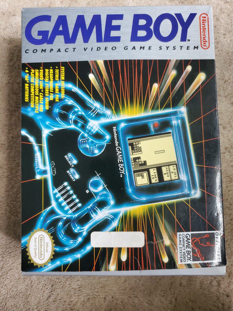 Original 1989 Gameboy Tetris Complete Set