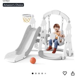 Indoor Slide And Swing Set