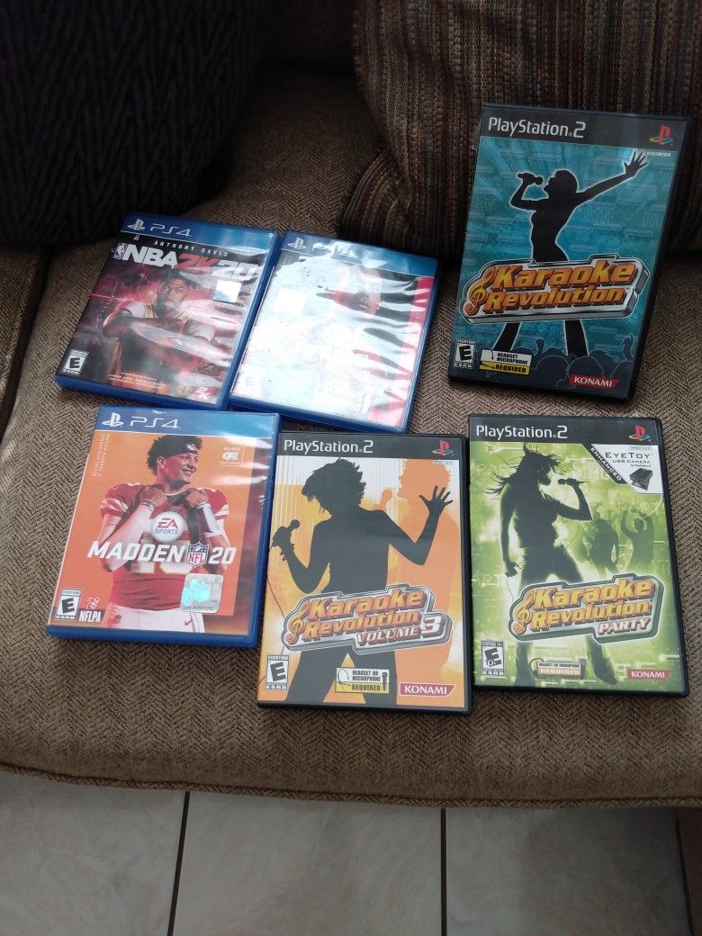 Ps2 And Ps4 Games