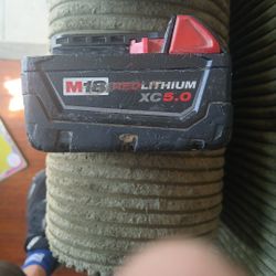 Milwaukee eighteen volt battery