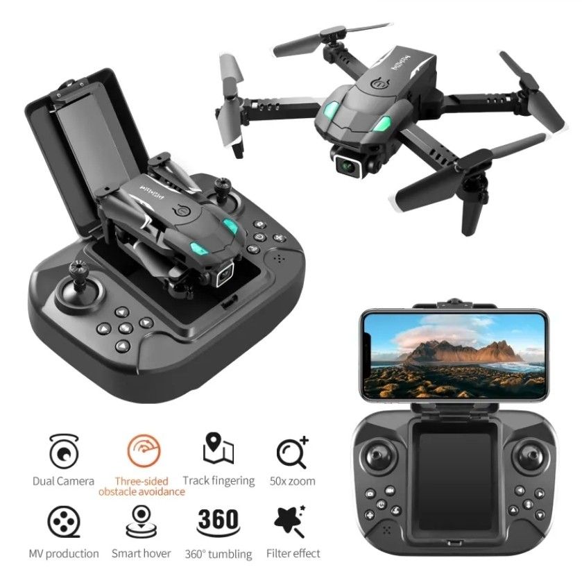 Mini Drone With 4K HD Camera, Three sided Obstacle Avoidance