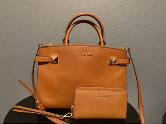 Michael Kors Karla Satchel with Matching Wallet