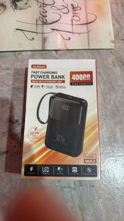 JoySmart 40,000mAh Fast Charging Power Bank – New in Box