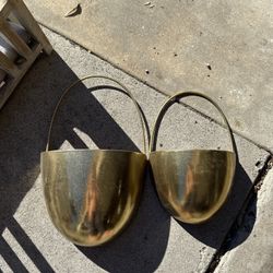 Wall Decor, Had Plants In Them 