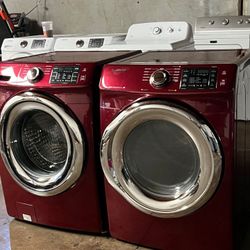 Merlot, Samsung Front Load Washer And Dryer